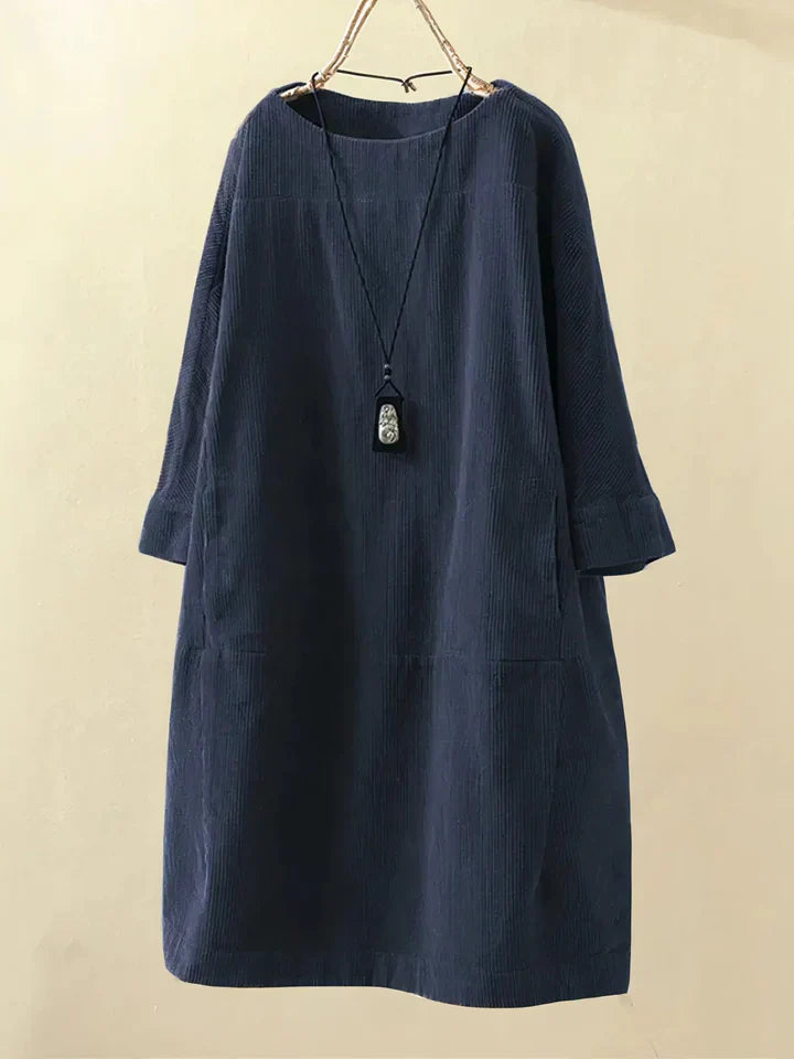 Velvra™ - Gemütliche Vintage Cord Tunika