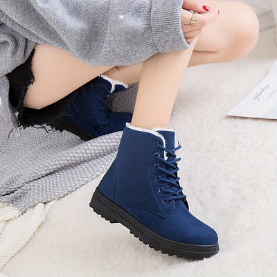 Hivara™ - Wasserdichte orthopädische Damen-Schneestiefel mit warmem Futter und rutschfester Sohle