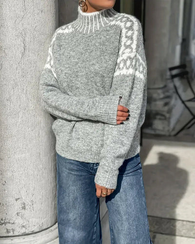 Fleecin™ - Entspannter & Warmer Strickpullover