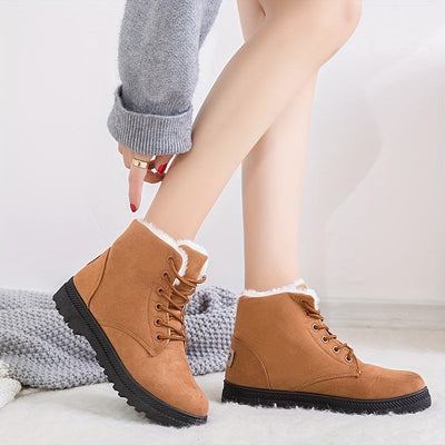 Hivara™ - Wasserdichte orthopädische Damen-Schneestiefel mit warmem Futter und rutschfester Sohle