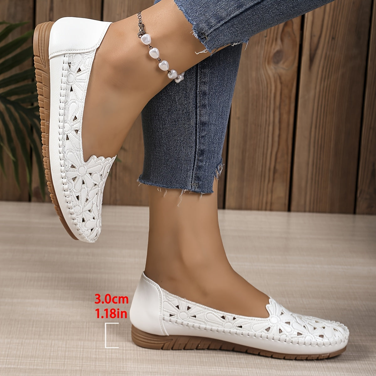 OrthoChic™ - Moderne Orthopädische Schuhe mit Stilvollem Ausgeschnittenem Muster