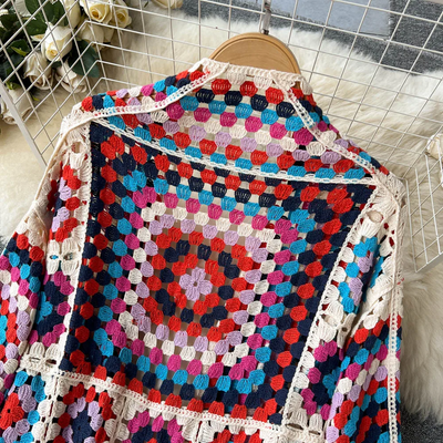 Iris™ - Farbenfrohe Strickjacke