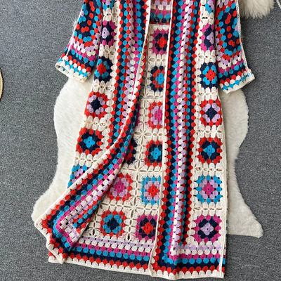 Iris™ - Farbenfrohe Strickjacke