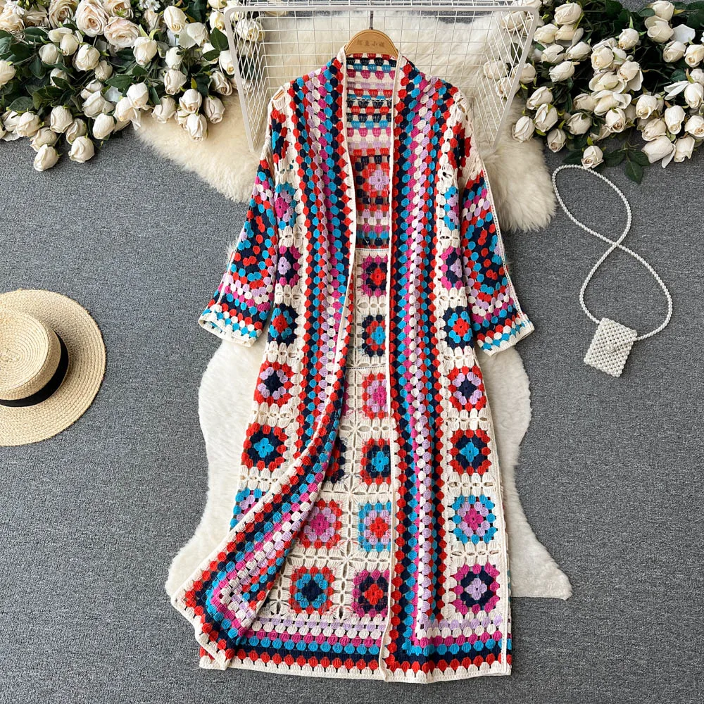 Iris™ - Farbenfrohe Strickjacke