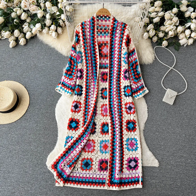 Iris™ - Farbenfrohe Strickjacke