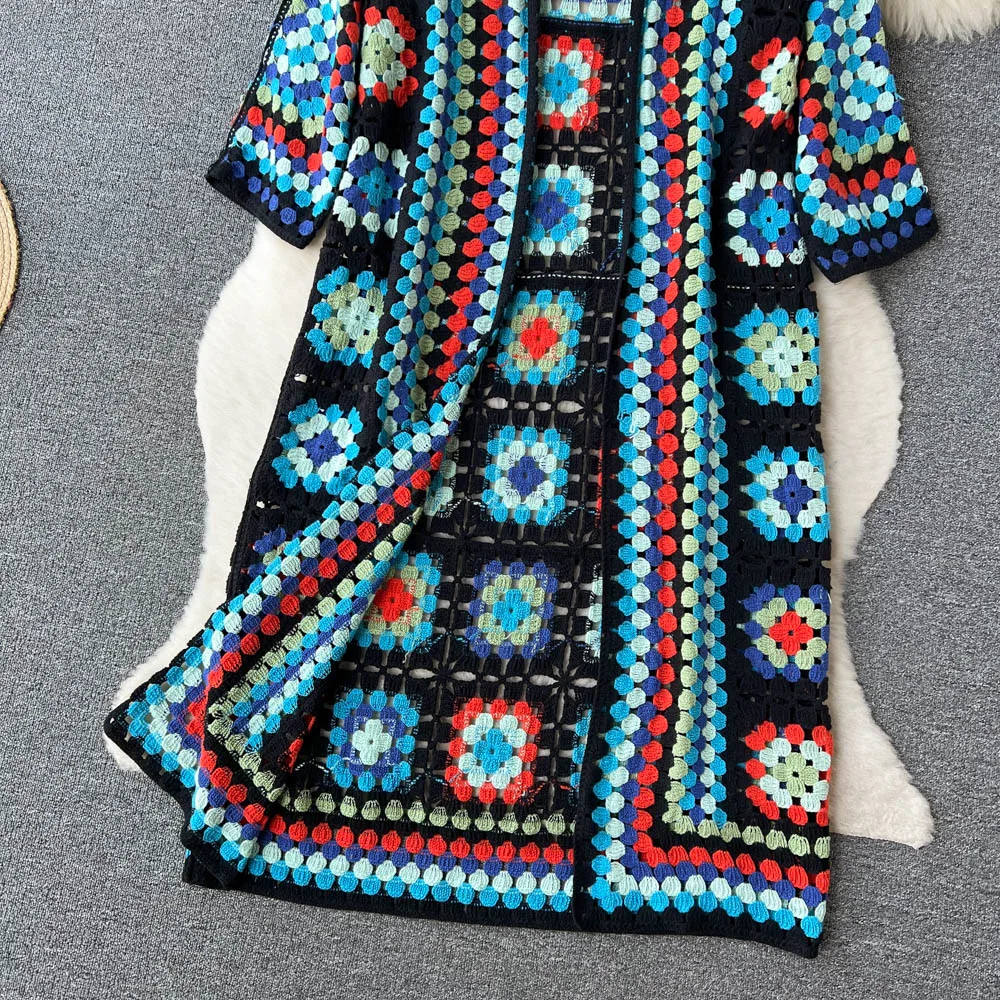Iris™ - Farbenfrohe Strickjacke