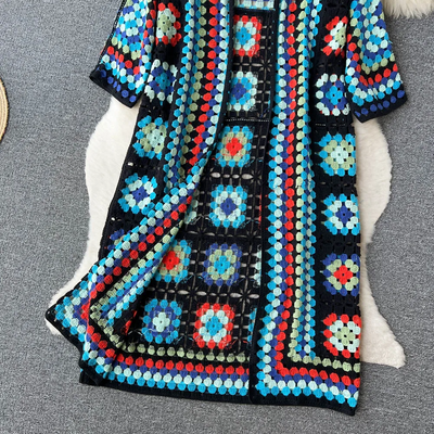 Iris™ - Farbenfrohe Strickjacke