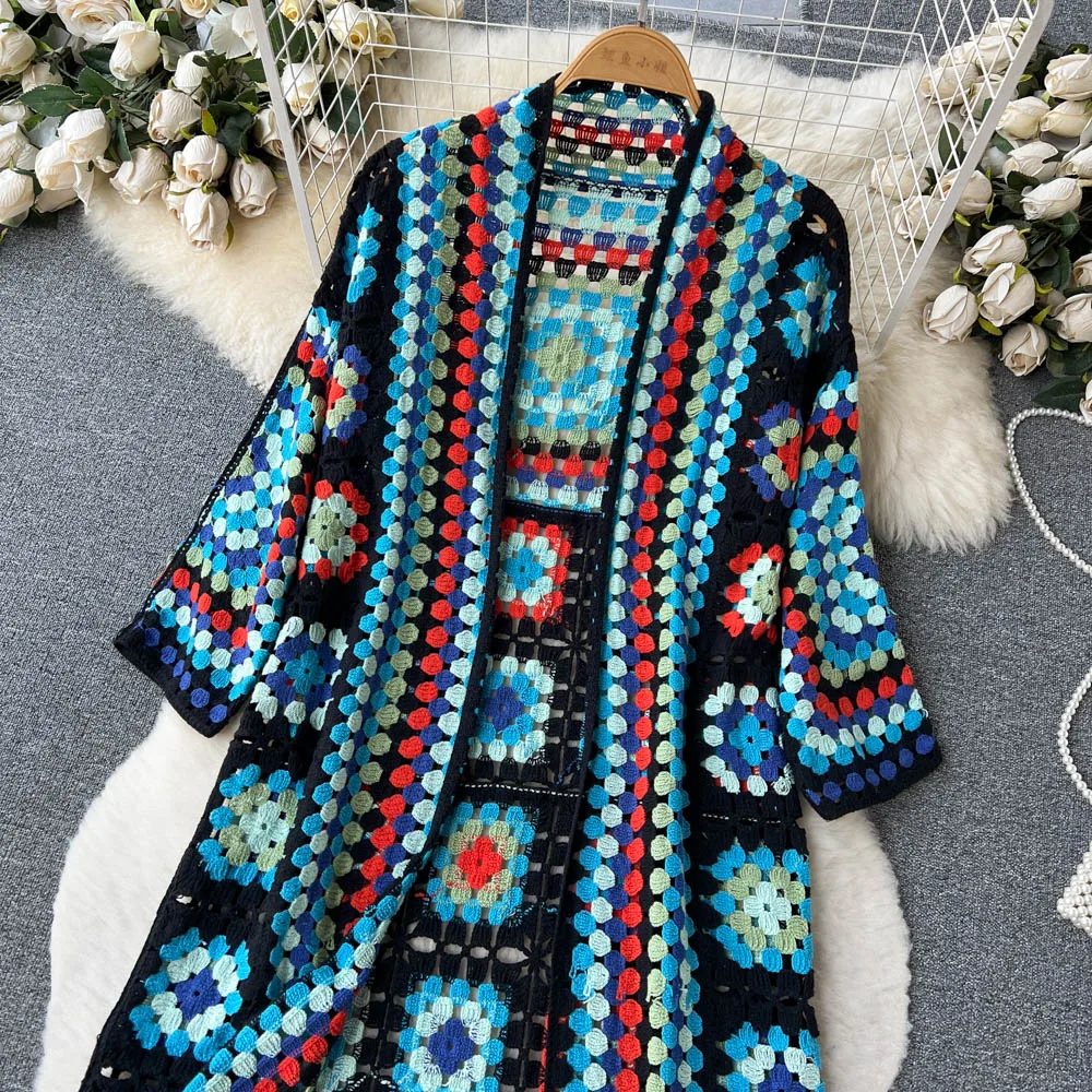 Iris™ - Farbenfrohe Strickjacke