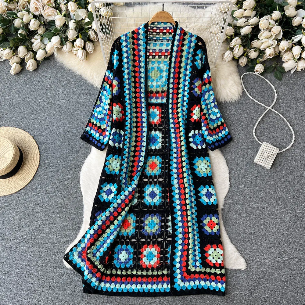 Iris™ - Farbenfrohe Strickjacke