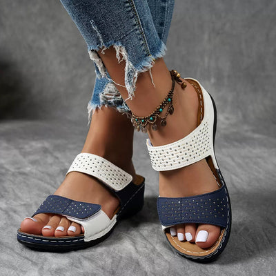 Ortholuxe™ – Atmungsaktive Orthopädische Slip-In Sandalen für Damen