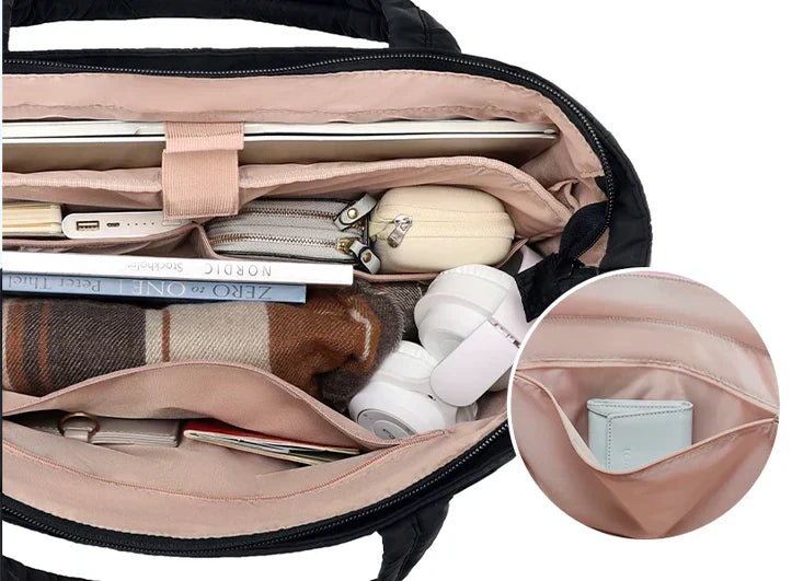Volli™ – Stilvolle Puffer-Tasche mit Mehreren Fächern