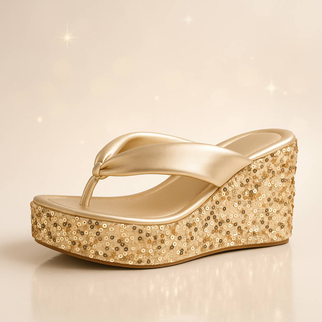 Lisa™ – Schimmernde Luxus-Sommerslipper