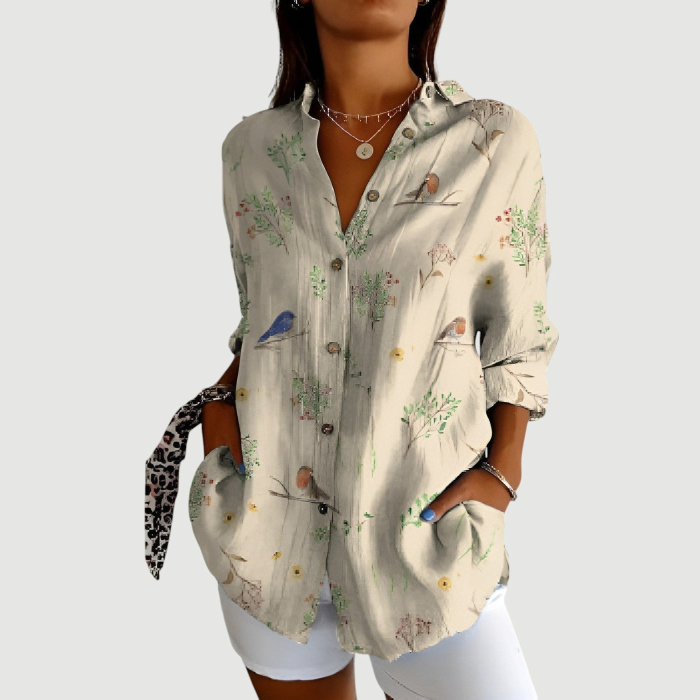 Ronja™ | Bluse mit buntem Design