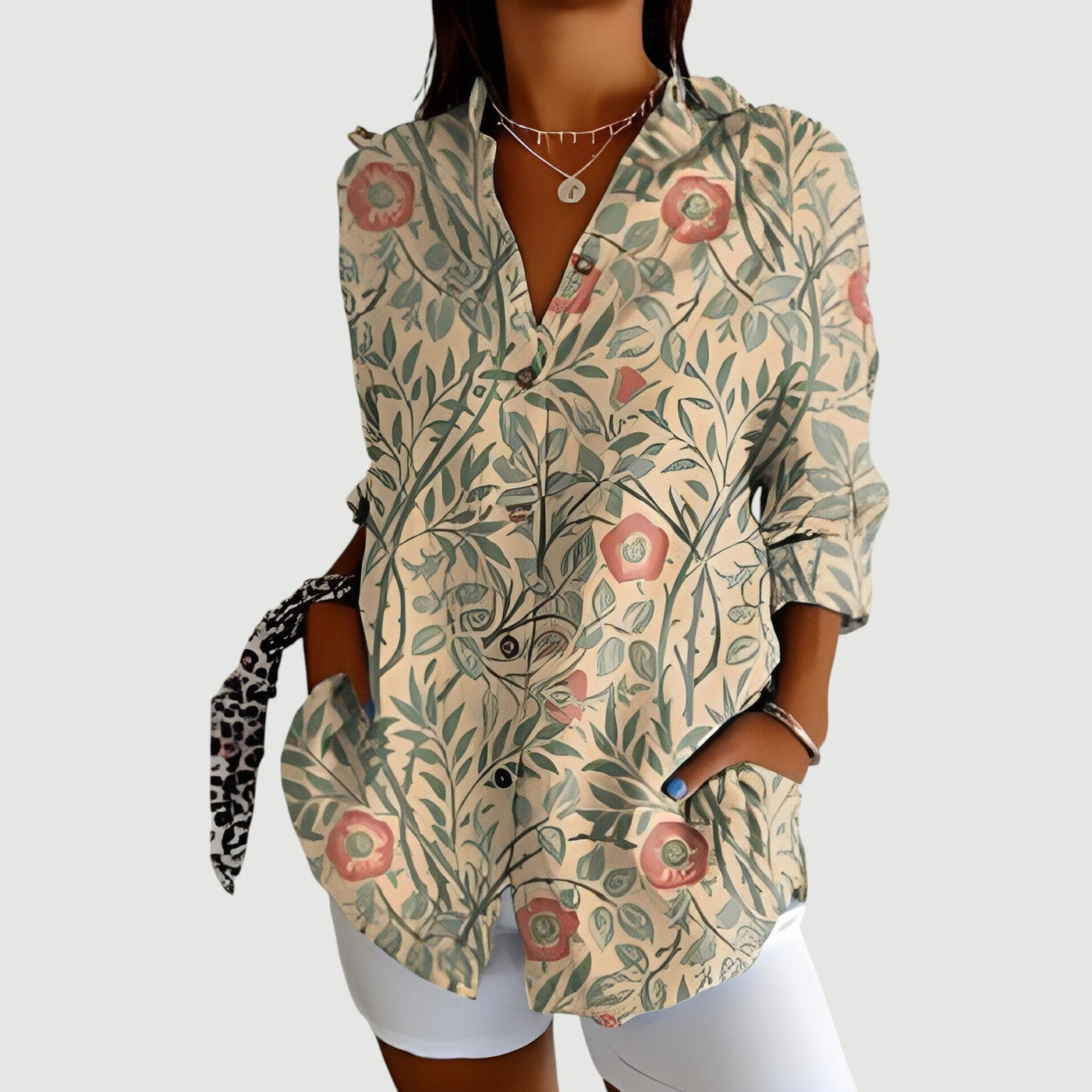Nora™ | Bluse mit buntem Design