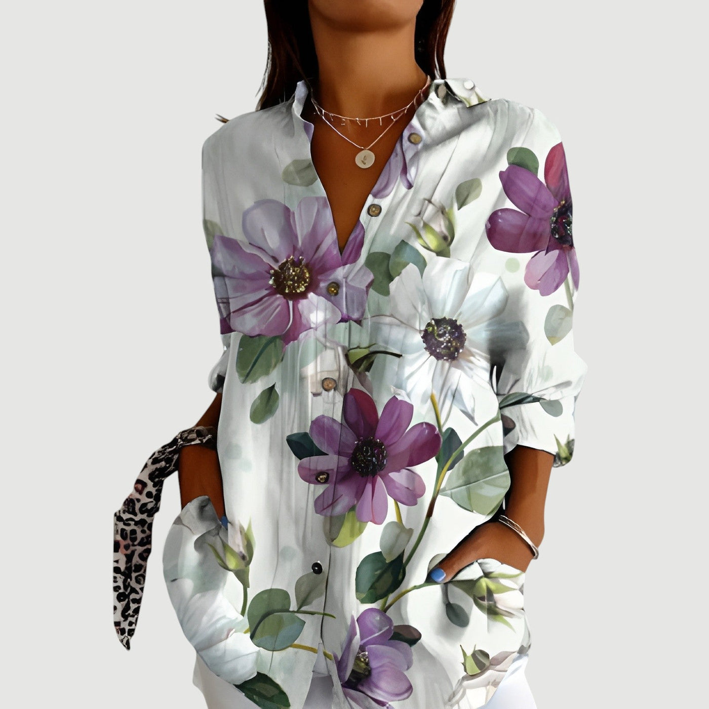 Silje™ | Bluse mit buntem Design