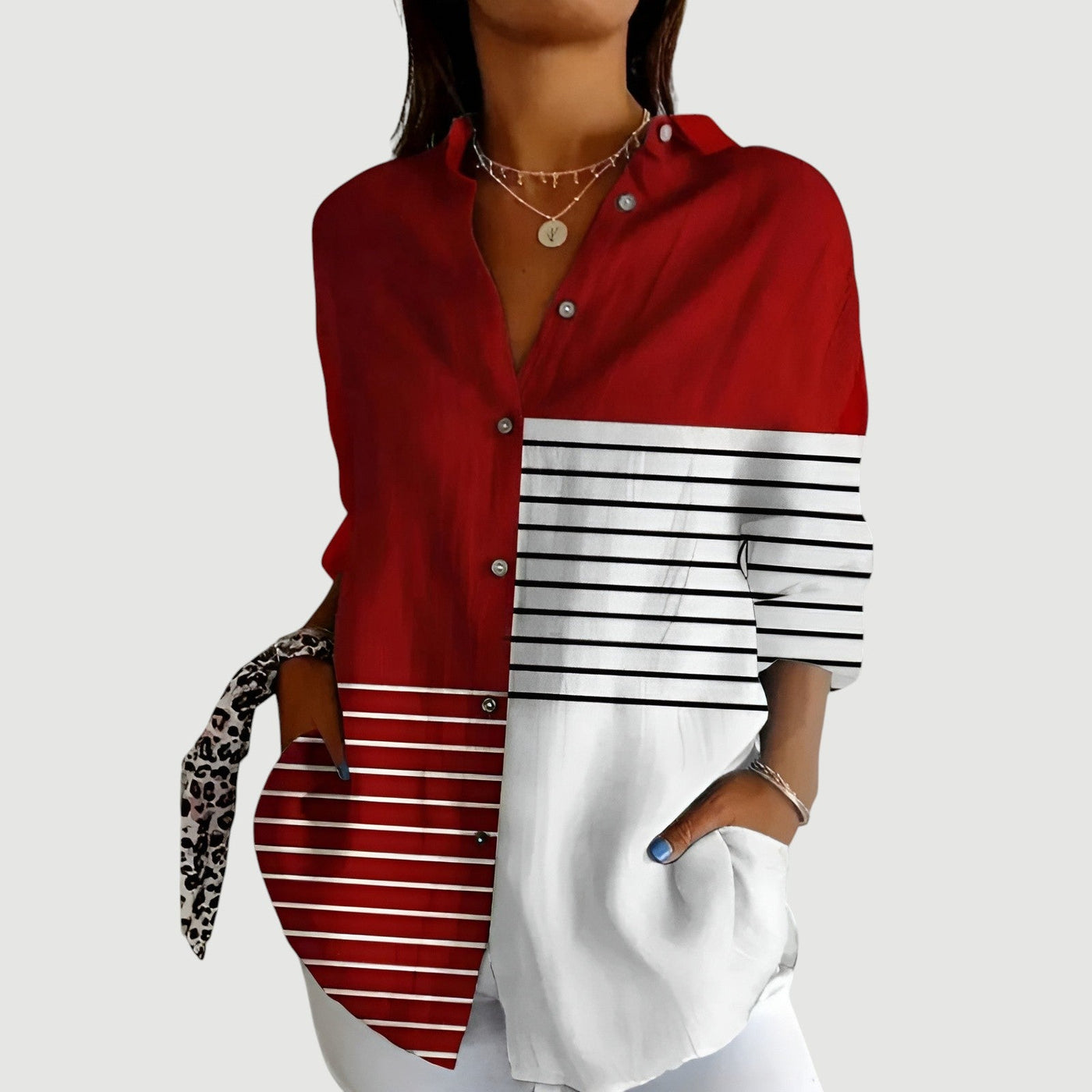 Fenja™ | Bluse mit farbenfrohem Design