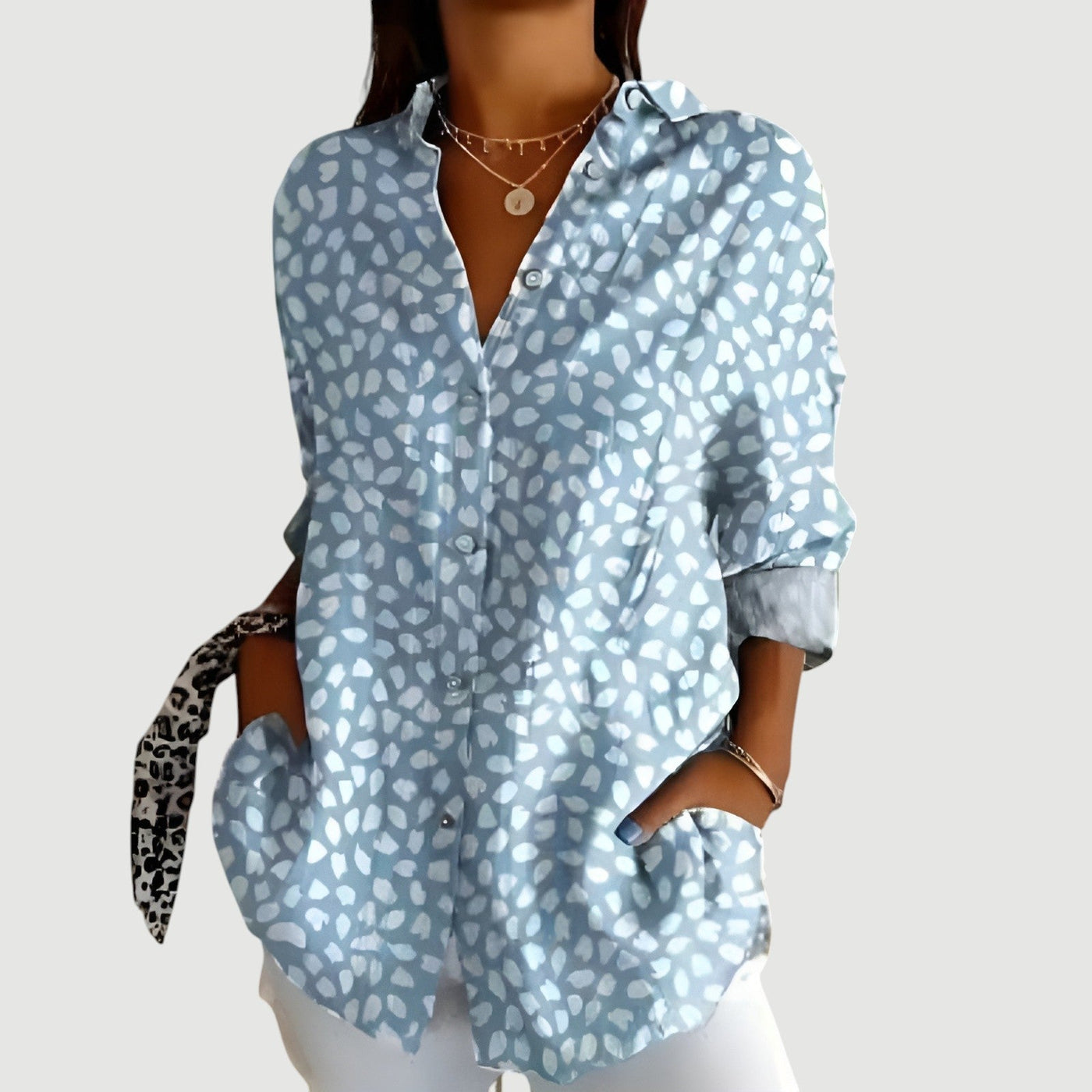 Svala™ | Bluse mit buntem Design