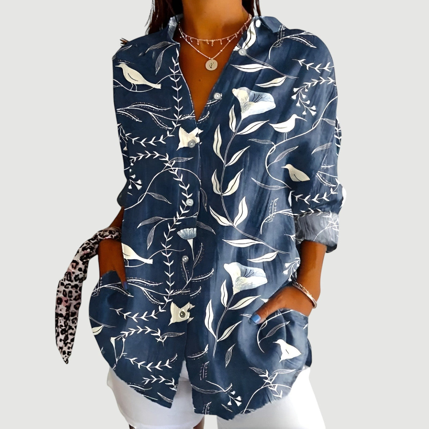 Josefine™ | Bluse mit buntem Design