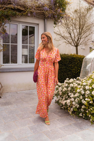 Erika™ - Stilvolles & Bequemes Blumenkleid