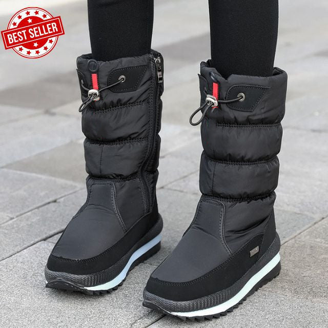 Sofie™ - Rutschfeste und Wasserdichte Schneestiefel aus Kunstfell