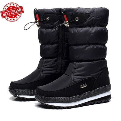 Sofie™ - Rutschfeste und Wasserdichte Schneestiefel aus Kunstfell
