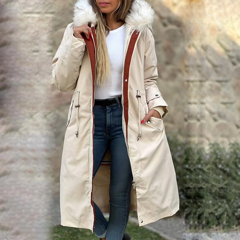 Frostra™ - Damen Winterjacke mit Kapuze und Weichem Kragen