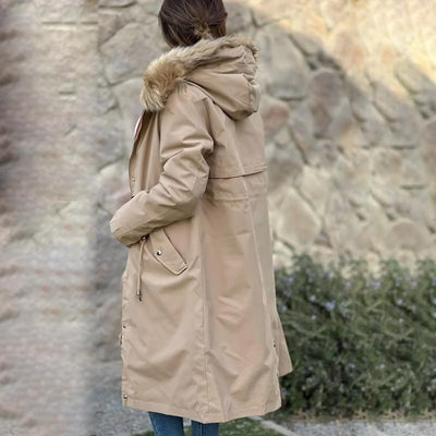Frostra™ - Damen Winterjacke mit Kapuze und Weichem Kragen