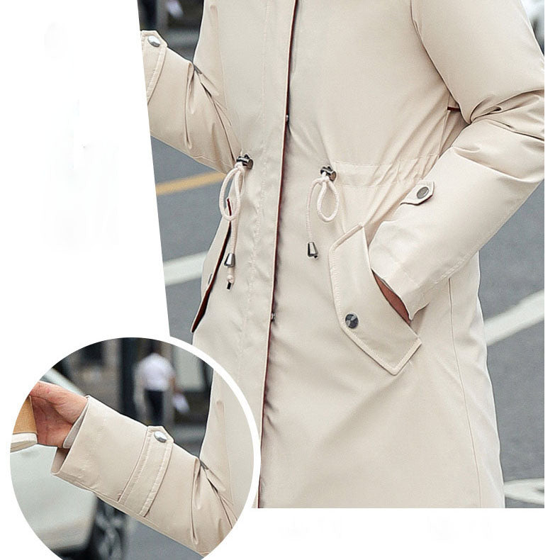 Frostra™ - Damen Winterjacke mit Kapuze und Weichem Kragen