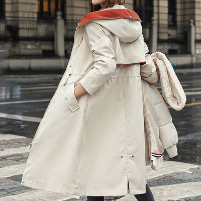 Frostra™ - Damen Winterjacke mit Kapuze und Weichem Kragen