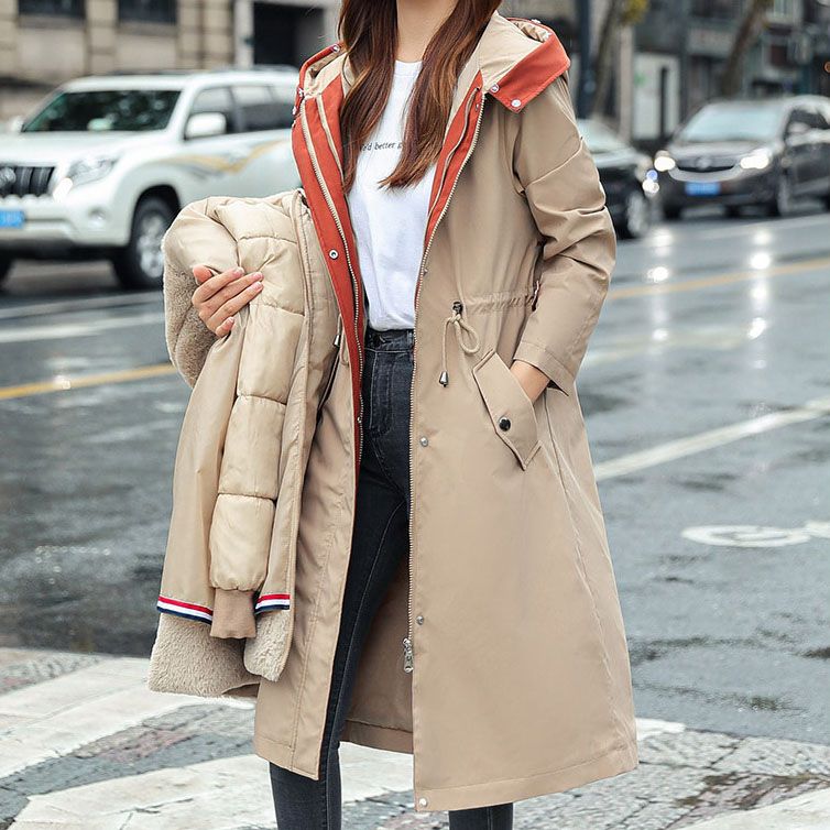 Frostra™ - Damen Winterjacke mit Kapuze und Weichem Kragen