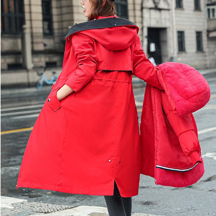 Frostra™ - Damen Winterjacke mit Kapuze und Weichem Kragen