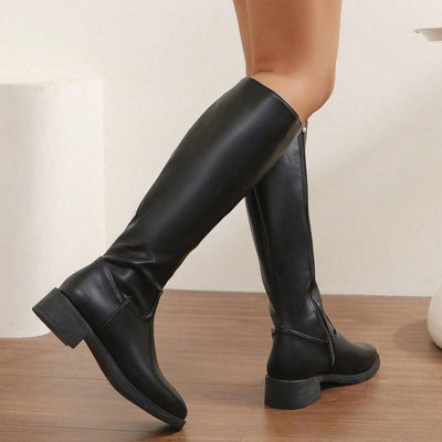 Bea™ – Elegante halbhohe Stiefel mit Seitlichem Reißverschluss