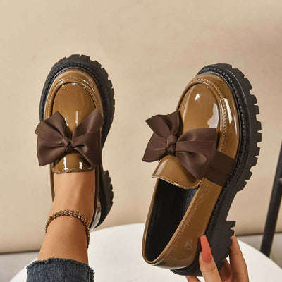 Ravisse™ - Elegante und Niedliche Plateau-Loafer mit Schleife