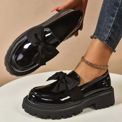 Ravisse™ - Elegante und Niedliche Plateau-Loafer mit Schleife