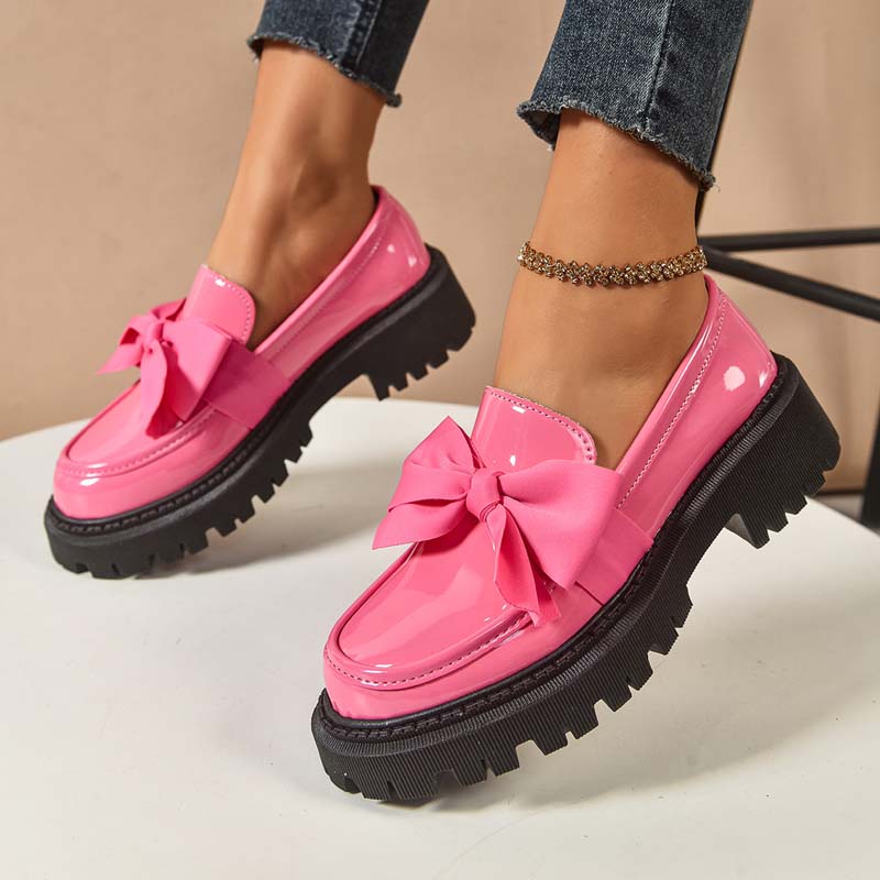 Ravisse™ - Elegante und Niedliche Plateau-Loafer mit Schleife