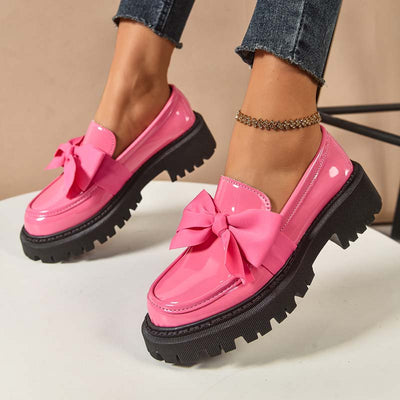 Ravisse™ - Elegante und Niedliche Plateau-Loafer mit Schleife