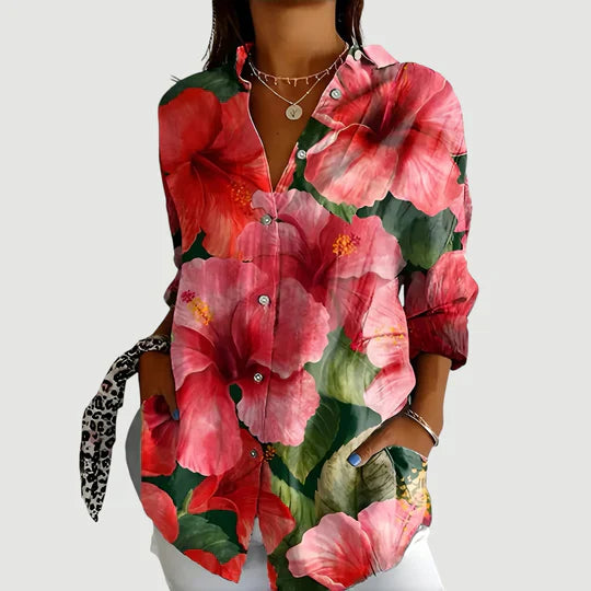 Ida™ Bluse mit farbenfrohem Design
