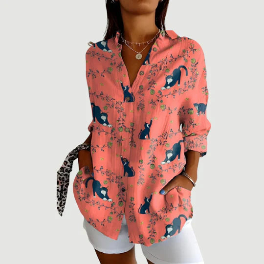 Ida™ Bluse mit farbenfrohem Design