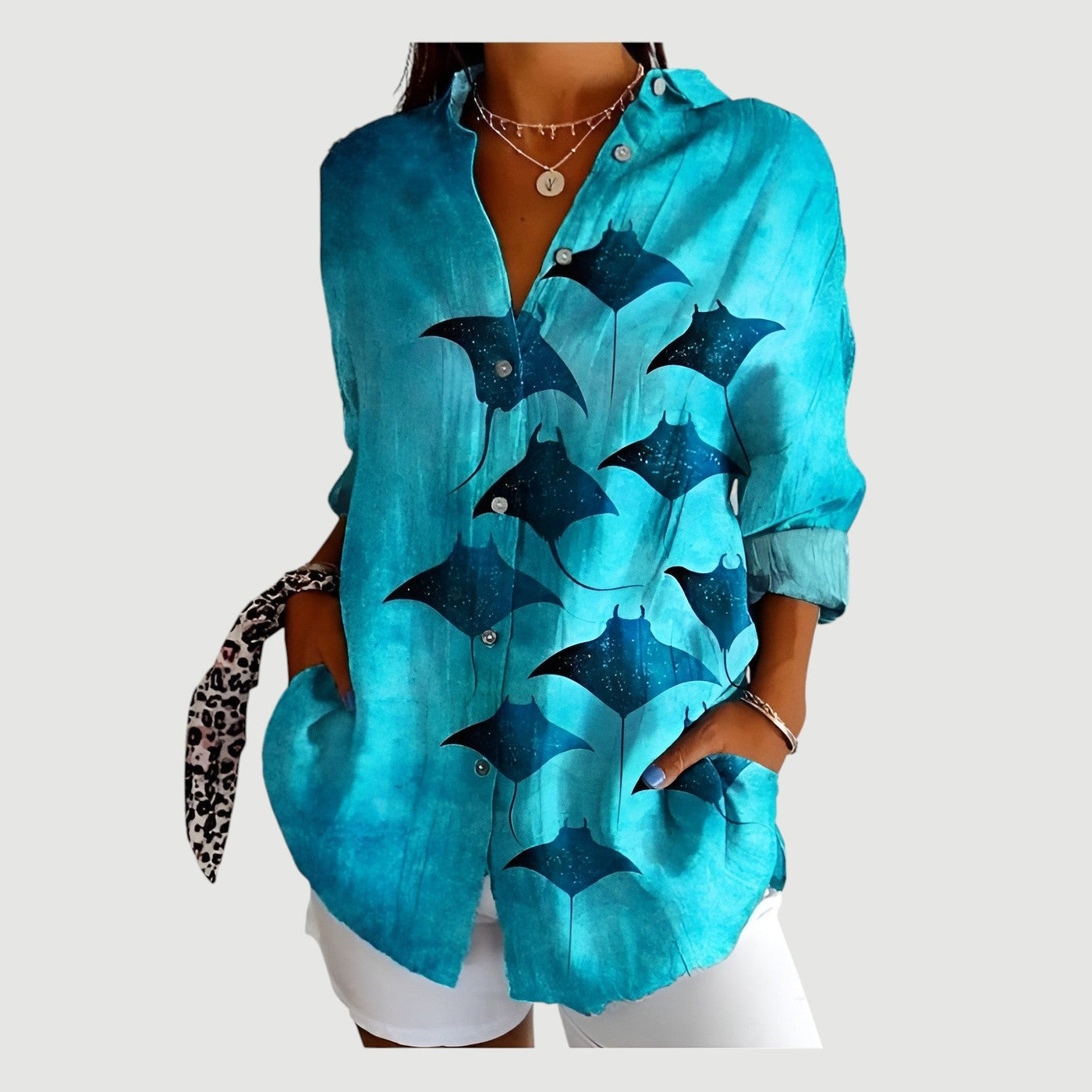 Yrsa™ | Bluse mit buntem Design