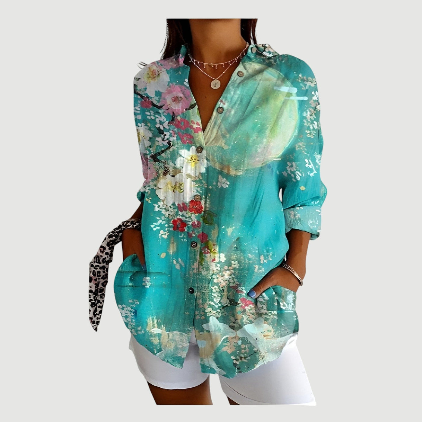 Ella™ | Bluse mit farbenfrohem Design